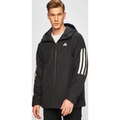 Adidas Performance - Kurtka. Czarne kurtki adidas Performance, l, bez wzorów, z materiału, z kapturem. Za 399.90 zł.