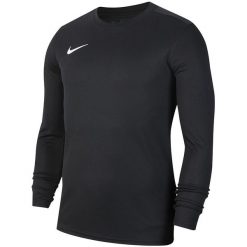 Męska Koszulka Z Długim Rękawem Park VII. Białe bluzki z długim rękawem Nike, m, bez wzorów, bez kołnierzyka, bez ramiączek. Za 167.99 zł.