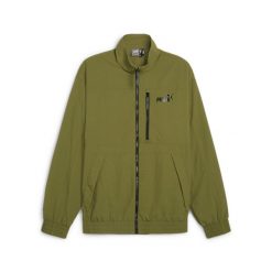 Kurtka wodoodporna Puma Style. Zielone kurtki przeciwdeszczowe Puma, bez wzorów, z puchu, bez kaptura. Za 207.99 zł.