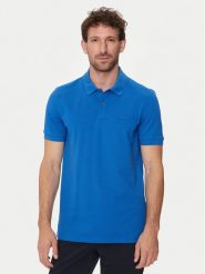 Boss Polo Pallas 50468301 Niebieski Regular Fit. Niebieskie koszulki polo Boss, l, bez wzorów, z bawełny, bez kołnierzyka, bez ramiączek. Za 249.99 zł.