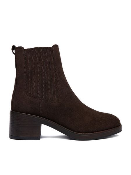 GINO ROSSI Botki C-25781LM-KELLY Brązowy. Brązowe espadryle Gino Rossi, bez wzorów, ze skóry, bez obcasa, na słupku, bez zapięcia. Za 349.99 zł.