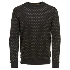 ONLY&SONS Męska sweter Tom Jacquard Crew Sweat Black (rozmiar M). Czarne swetry nierozpinane Only&Sons, m, bez wzorów, bez kołnierzyka, bez ramiączek. W wyprzedaży za 82.00 zł.