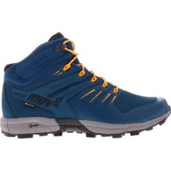 Buty turystyczne męskie Inov-8 Roclite G 345 GTX V2. Niebieskie buty trekkingowe Inov-8, bez wzorów, bez zapięcia. Za 842.55 zł.