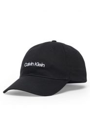 Calvin Klein Czapka z daszkiem Titlecase Embroidery LV04D5003G Czarny. Czarne czapki z daszkiem CALVIN KLEIN, bez wzorów, z bawełny. Za 169.99 zł.