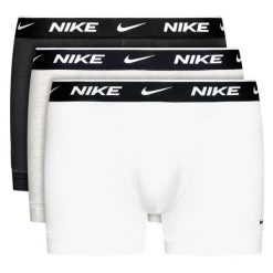 Bokserki Męskie Nike Trunk DRI-FIT 3-Pak Bawełniane 3 Kolory. Białe bokserki Nike, l, bez wzorów, z bawełny. Za 117.00 zł.