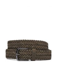 BOSS Pasek Sash 50572898 Khaki. Brązowe paski Boss, bez wzorów, ze skóry. Za 679.99 zł.