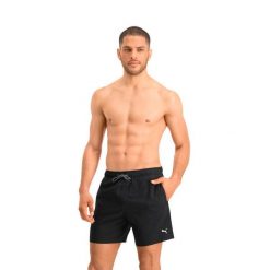 Kąpielówki Męskie Średnie Długie Czarne. Czarne kąpielówki Puma, l, bez wzorów, długie. Za 216.99 zł.