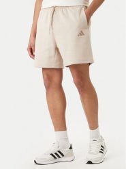 Adidas Szorty sportowe Future Icons Small Logo KD7659 Beżowy Regular Fit. Brązowe krótkie spodenki sportowe Adidas, m, bez wzorów, z bawełny. Za 179.99 zł.