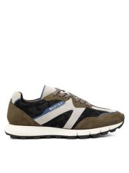 Badura Sneakersy JEFFREY-04 MI08 Khaki. Brązowe buty sportowe casual Badura, bez wzorów, ze skóry, bez zapięcia. Za 319.99 zł.