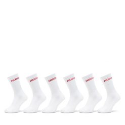 Skarpety długie HUGO. Białe skarpety Hugo, bez wzorów. Za 149.99 zł.