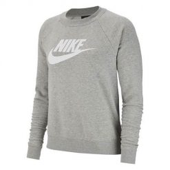 Bluza sportowa męska Nike Essentials Crew Flc Hbr. Szare bluzy bez kaptura Nike, m, bez wzorów, bez kaptura. Za 314.00 zł.
