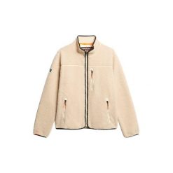 Polarowa bluza z pełnym zamkiem Superdry Outdoor. Brązowe bluzy z polaru Superdry, m, bez wzorów, z polaru, bez kaptura. W wyprzedaży za 379.50 zł.