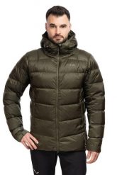 Kurtka zimowa męska Neutrino Pro Hoody. Zielone kurtki RAB, na zimę, l, bez wzorów, z materiału, z kapturem. Za 1,719.99 zł.
