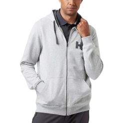 Bluza Męska Helly Hansen Hh Logo FZ. Szare bluzy Helly Hansen, m, bez wzorów, bez kaptura. Za 419.00 zł.