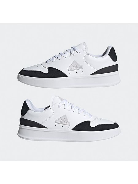 Adidas Skórzane sneakersy "Kantana" w kolorze białym rozmiar: 44. Białe buty sportowe casual Adidas, bez wzorów, bez zapięcia. Za 301.95 zł.