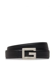 Guess Pasek Męski BMSLBO P4235 Czarny. Czarne paski Guess, z aplikacjami, ze skóry. Za 199.99 zł.