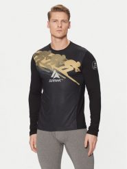 Surfanic Bielizna termoaktywna górna SWU1603 Czarny Slim Fit. Czarna bielizna termoaktywna SURFANIC, m, bez wzorów, z syntetyku, bez ramiączek, narciarskie. Za 119.99 zł.