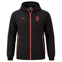 Kurtka dresowa AC Milan 2026/27. Brązowe kurtki Puma, l, bez wzorów, z dresówki, bez kaptura. Za 385.60 zł.