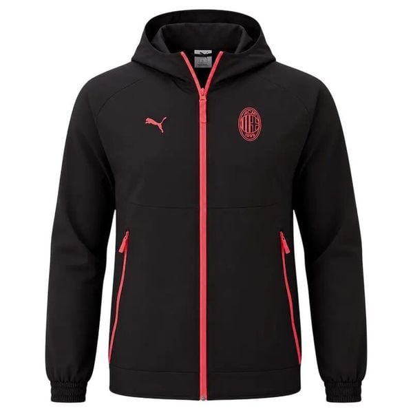 Kurtka dresowa AC Milan 2026/27. Brązowe kurtki Puma, l, bez wzorów, z dresówki, bez kaptura. Za 388.00 zł.