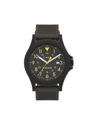 Timex Zegarek Acadia TW4B30000 Khaki. Brązowe, analogowe zegarki Timex. Za 269.99 zł.