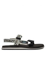 Quiksilver Sandały AQYL101253 Czarny. Czarne sandały Quiksilver, z materiału, bez zapięcia. Za 139.99 zł.