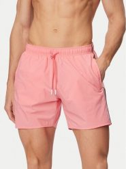 BOSS Szorty kąpielowe Iconic 50491594 Różowy jasny Regular Fit. Czerwone kąpielówki Boss, m, bez wzorów. Za 279.99 zł.