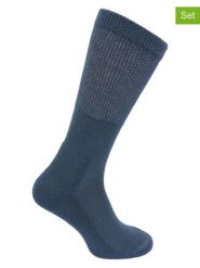 Norfolk Skarpety (2 pary) "Morgan" w kolorze niebieskim rozmiar: 39-42. Niebieskie skarpety Norfolk, bez wzorów, z materiału. Za 86.99 zł.