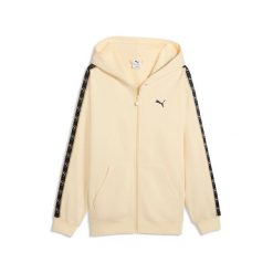 Bluza Puma Ess Elevated Tape Relaxed Full-Zip Hoodie Fl Dorośli. Brązowe bluzy z kapturem Puma, m, bez wzorów, z elastanu, z kapturem. Za 331.99 zł.