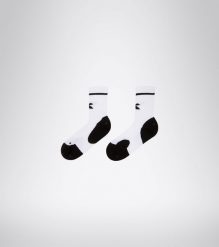 Skarpety tenisowe męskie Diadora LONG SOCKS white/black. Białe skarpety Diadora, bez wzorów, z elastanu. Za 29.99 zł.