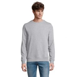 Bluza Unisex Dla Dorosłych Comet Melange. Szare bluzy SOL'S, m, bez wzorów, bez kaptura. Za 111.99 zł.