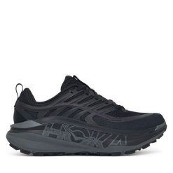 Buty do biegania Hoka. Czarne buty do biegania HOKA, bez wzorów, bez zapięcia, do biegania. Za 829.99 zł.