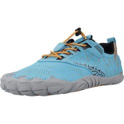 Buty SAGUARO FREE I Niebieski. Niebieskie buty turystyczne SAGUARO, bez wzorów, z syntetyku, bez zapięcia, trekkingowe. Za 215.99 zł.
