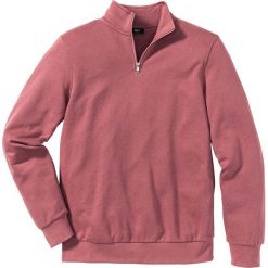 Bluza ze stójką Regular Fit bonprix jeżynowy. Bluzy marki bonprix. Za 37.99 zł.