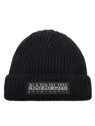 Napapijri Czapka F-Vispa NP0A4HXM Czarny. Czarne czapki zimowe Napapijri, bez wzorów. Za 219.99 zł.