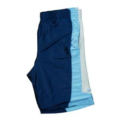 Nike Sportowe Szorty. Niebieskie krótkie spodenki sportowe Nike, m, bez wzorów. Za 63.47 zł.