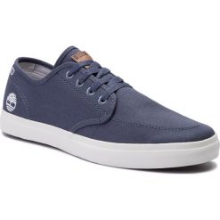 Tenisówki TIMBERLAND - Union Wharf Derby Sneaker TB0A1XCC432 Dark Blue Canvas. Niebieskie trampki marki Timberland, bez wzorów. Za 299.99 zł.