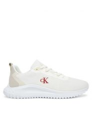 Calvin Klein Jeans Sneakersy Eva Runner Mix Mesh YM0YM01285 Biały. Białe buty sportowe casual Calvin Klein Jeans, bez wzorów, z jeansu, bez zapięcia. Za 439.99 zł.