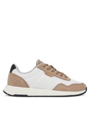 BOSS Sneakersy Titanium 50541882 Beżowy. Brązowe buty sportowe casual Boss, bez wzorów, z materiału, bez zapięcia. Za 489.99 zł.