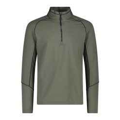 Golf męski techniczny CMP 30L0537. Zielone golfy CMP, l, bez wzorów, bez ramiączek. Za 203.50 zł.