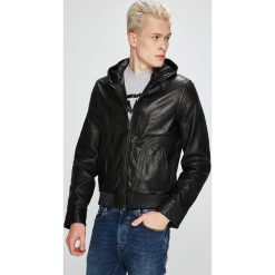 Trussardi Jeans - Kurtka skórzana. Kurtki marki TRUSSARDI JEANS. W wyprzedaży za 899.90 zł.