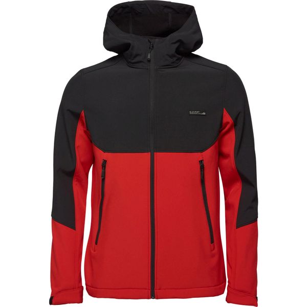 LOAP Lucas Męska Kurtka Softshell, Czerwona, S. Czarne kurtki ZOOPLEMENTS, m, bez wzorów, z polaru, bez kaptura. Za 219.89 zł.