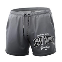 Spodenki kąpielowe męskie szorty do pływania EXTREME HOBBY NEW YORK. Szare krótkie spodenki sportowe EXTREME HOBBY, m, bez wzorów, z dzianiny. Za 179.00 zł.