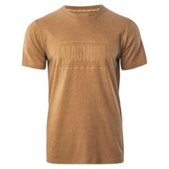 Koszulka męska Magnum Essential T-Shirt 2.0 - żółta, Rozmiar XL. Żółte t-shirty MAGNUM, m, bez wzorów, z bawełny, bez kołnierzyka, bez ramiączek. W wyprzedaży za 44.99 zł.