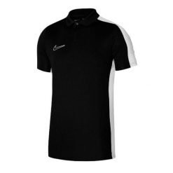 Męska Koszulka Polo Academy DriFIT. Czarne koszulki polo Nike, m, bez wzorów, bez kołnierzyka, bez ramiączek, trekkingowe. Za 221.99 zł.