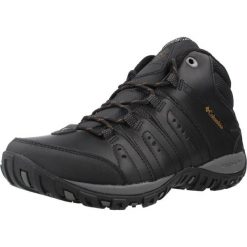 Buty COLUMBIA WOODBURN II CHUKKA WP OMN Czarny. Czarne buty turystyczne Columbia, bez wzorów, z materiału, bez zapięcia, trekkingowe. Za 429.99 zł.