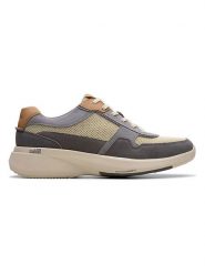 Clarks Skórzane sneakersy "Combi Lehman" w kolorze błękitno-beżowym rozmiar: 42,5. Brązowe buty sportowe casual Clarks, bez wzorów, bez zapięcia. Za 206.42 zł.