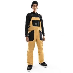 Spodnie snowboardowe z szelkami męskie Maple. Brązowe spodnie narciarskie i snowboardowe SIROKO, m, bez wzorów, narciarskie. Za 635.00 zł.