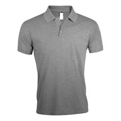 Męska Koszulka Polo Prime. Szare koszulki polo SOL'S, m, bez wzorów, bez kołnierzyka, bez ramiączek, do biegania. Za 86.99 zł.