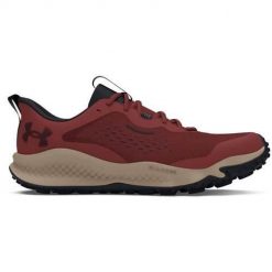 Buty do biegania męskie Under Armour Charged Maven Trail. Czerwone buty do biegania Under Armour, bez wzorów, z materiału, bez zapięcia, do biegania. Za 384.99 zł.