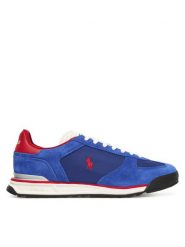 Polo Ralph Lauren Sneakersy 809P01641001 Niebieski. Niebieskie buty sportowe casual Polo Ralph Lauren, bez wzorów, ze skóry, bez zapięcia. Za 659.99 zł.